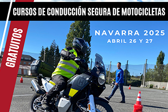 Cursos de Conducción Segura de Motocicletas - Navarra 2025