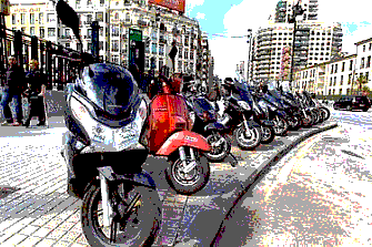 Vigo duplicará los aparcamientos de motos en tres años