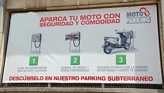Málaga instala los primeros Motoparking