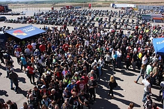 Más de 2.000 participantes en la I Ruta Motera de Aragón Radio