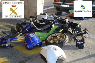 La Guardia Civil de Melilla intercepta tres motos robadas
