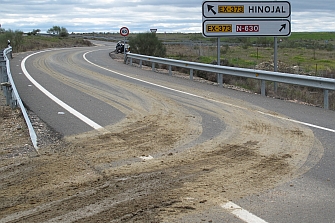 Mutua Motera denuncia el estado de las carreteras andaluzas