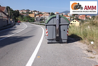 Denunciadas varias carreteras de Pontevedra por poner en peligro la seguridad de los motociclistas