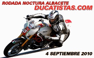Rodada Nocturna en Albacete de Ducatistas.com