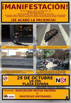 Manifiesto Completo de la Manifestación del 29 de Octubre en Barcelona