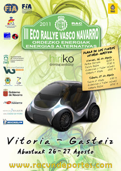 Vitoria acogerá este fin de semana el III Eco Rallye Vasco Navarro de Energías Alternativas