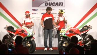 Ducati presenta la nueva Desmosedici GP12 de Rossi y Hayden