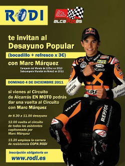 Lleno en el Circuito de Alcarrás con la presencia de Marc Marquez