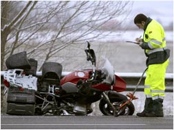 Condenan a la Diputación por la muerte de un motorista en accidente de tráfico